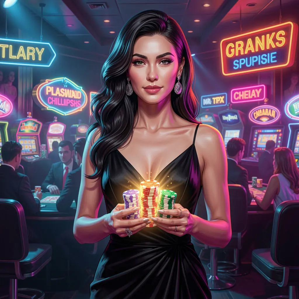HEY22 – Step into a premium online casino experience for players in the Philippines Confident casino player holding glowing chips in a modern gaming environment showcasing the premium HEY22 casino experience for players in the Philippines