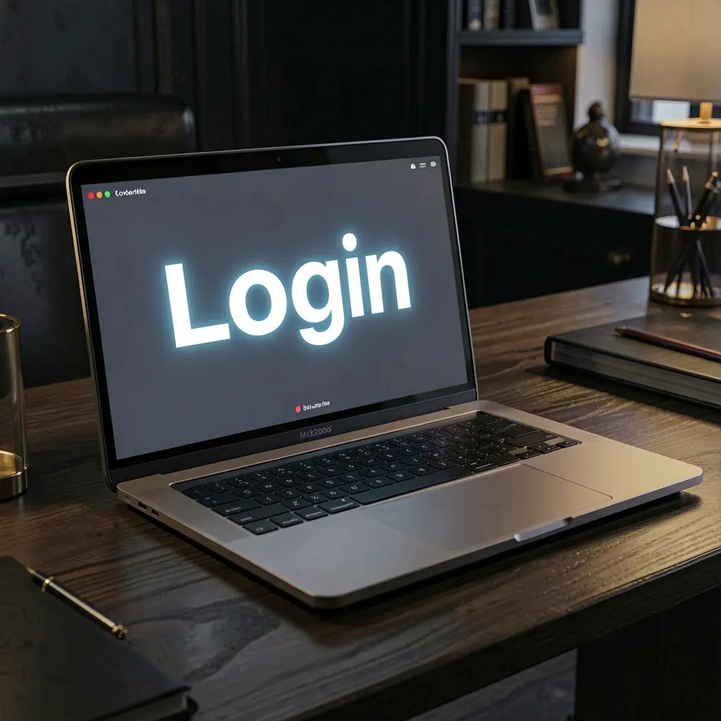 HEY22 Login – Quick and safe sign in for online casino players in the Philippines Modern laptop on a dark desk showing the HEY22 login screen with a bright interface and clear sign in option for players in the Philippines